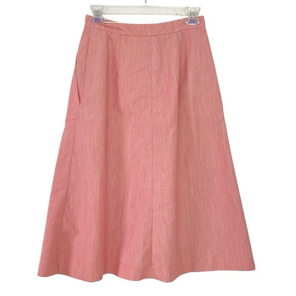 Vintage Midi Skirt Womens Size XS Small The Villager Union Label Button Down - Picture 2 of 10